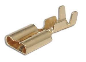 Konektor żeński 4,8 ×100szt.