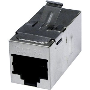 Moduł keystone 8P8C RJ45 STP CAT. 6A gn-gn