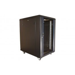 Szafa 19" stojąca 18U 600/800 ipTIME czarna