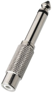 Przejście Jack 6,3 mono - Gniazdo RCA NTA-175M