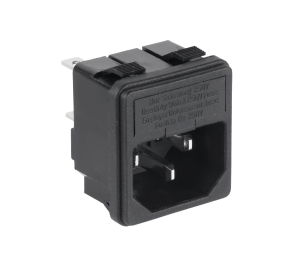 Wtyk AC 3PIN komputerowy + bezpiecznik