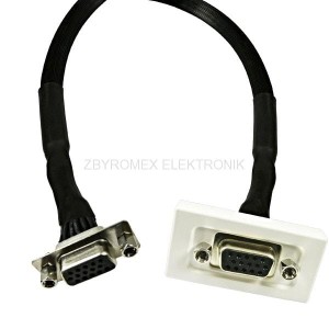 Moduł VGA 45x22,5 Łącznik na kablu 20cm.
