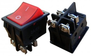 Przełącznik klawiszowy MK-521AC ~230V  skr. śrubk.