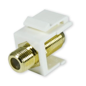 Moduł keystone F Gniazdo-Gniazdo GOLD