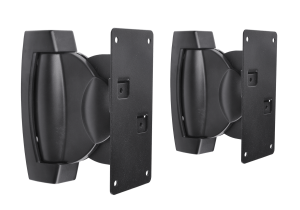 Uchwyt ścienny głośnikowy czarny do 10 kg  