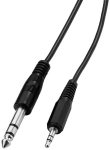 Kabel audio stereo wtyk 3.5mm na wtyk 6.3mm 2m