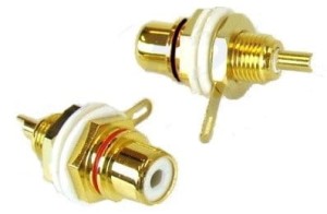 Gniazdo RCA montażowe