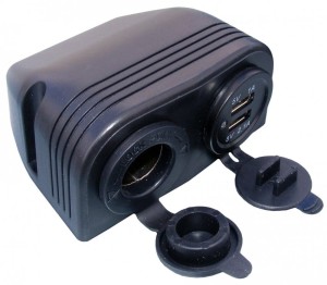 Terminal z gniazdami zasilania (GN.ZAPALNICZKI, USB)