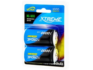 Akumulatory R20 Ni-MH 10000mAh XTREME (2sztuki)