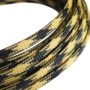 OPLOT POLIESTROWY 4mm CZARNO-ŻÓŁTY