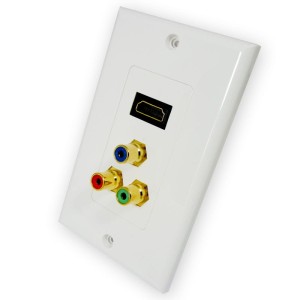Gniazdo naścienne HDMI, RGB Component Vocant