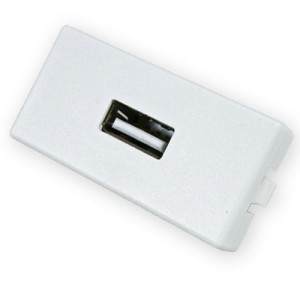Moduł Gniazdo USB A skręcany 22,5x45 