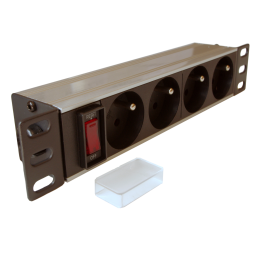 Listwa zasilająca 10" 4 gniazda 230V