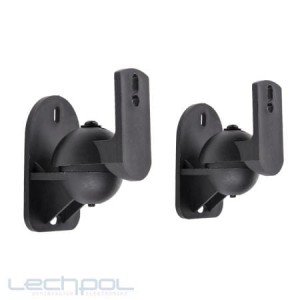 Uchwyt głośnikowy mały  czarny do 3,5 kg 