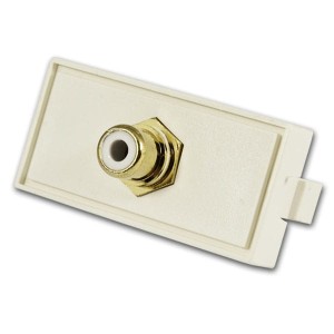 Moduł 1xRCA Łącznik Gold 22,5x45