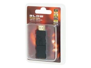 Przejście HDMI wtyk-gniazdo kątowe 