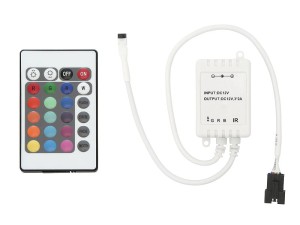 Sterownik taśm LED RGB 24-KEY z pilot IR 
